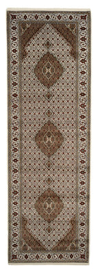 Tappeto corsia Tappeto orientale - Tabriz - 372 x 121 cm - beige chiaro
