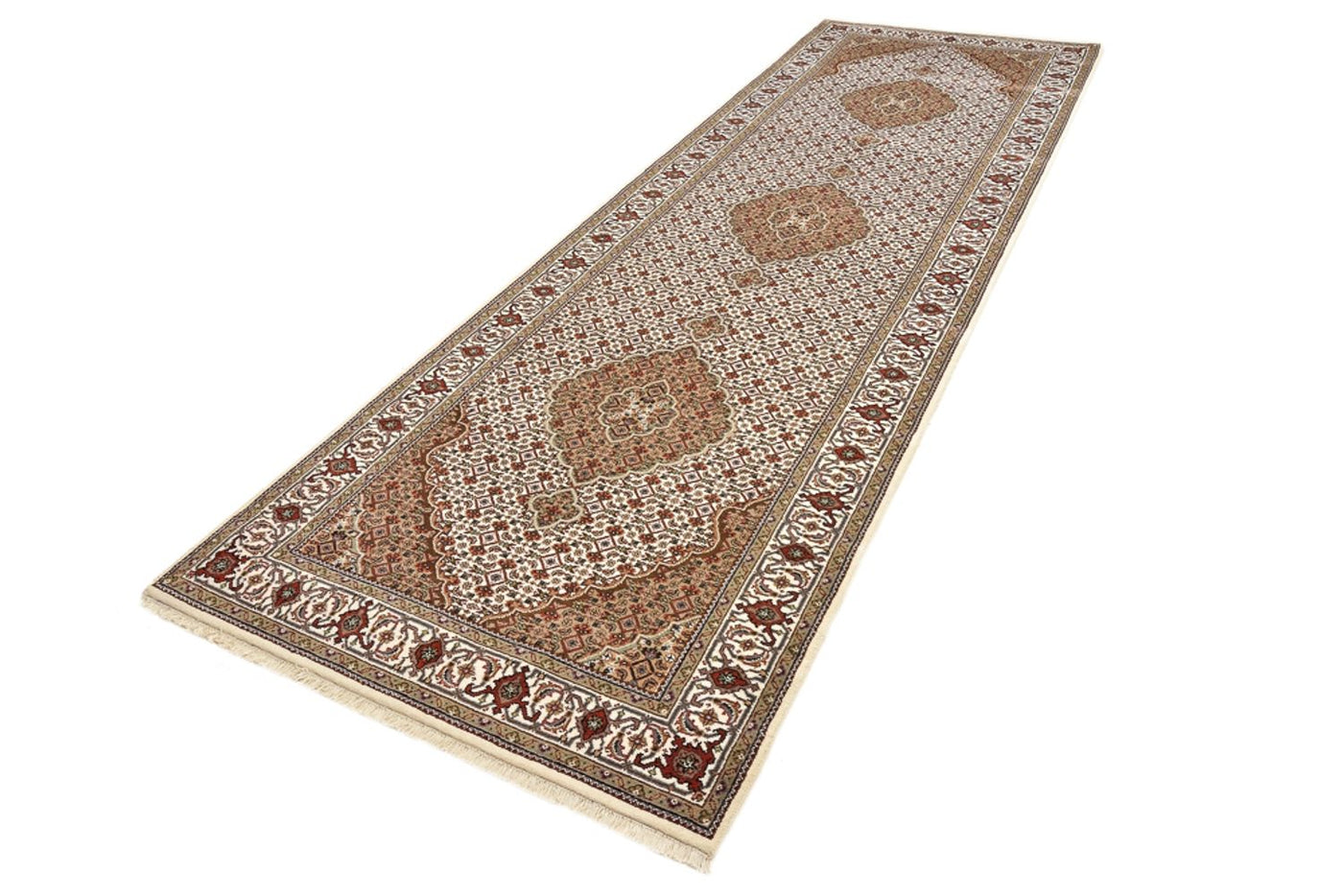 Tabriz Indo Tappeto 372x121cm - Tappeto orientale