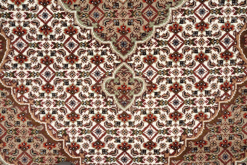 Tappeto corsia Tappeto orientale - Tabriz - 372 x 121 cm - beige chiaro