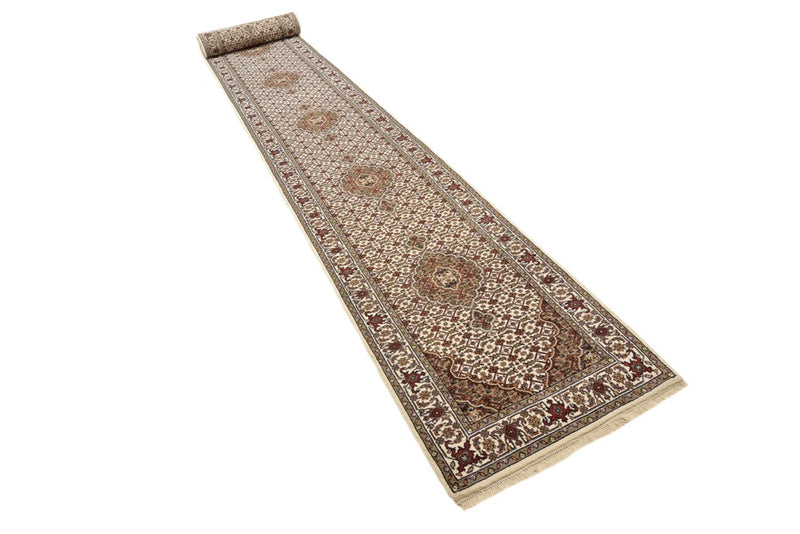 Tappeto corsia Tappeto orientale - Tabriz - 602 x 81 cm - beige chiaro