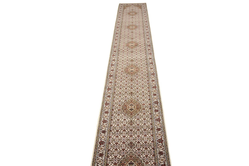 Tappeto corsia Tappeto orientale - Tabriz - 602 x 81 cm - beige chiaro