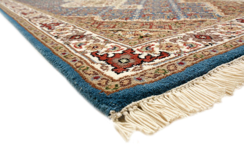 Tappeto corsia Tappeto orientale - Tabriz - 454 x 79 cm - blu scuro
