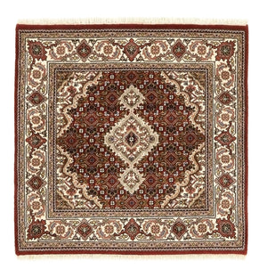 Tappeto orientale - Tabriz - 93 x 89 cm - crema