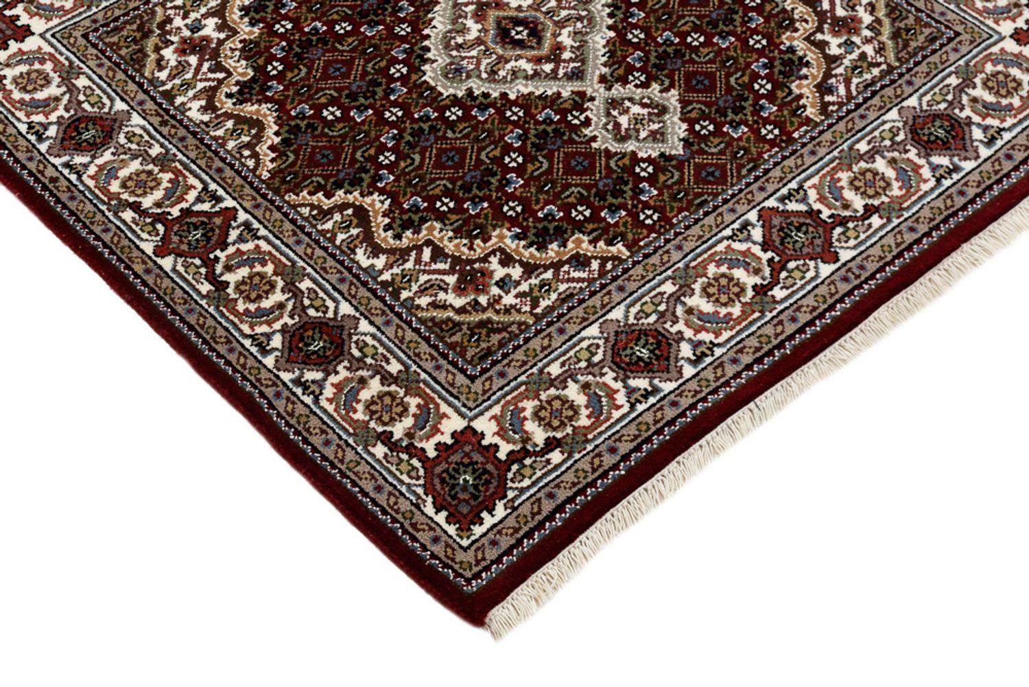 Tappeto orientale - Tabriz - 93 x 89 cm - crema