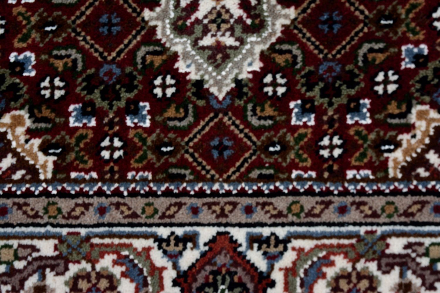 Tappeto orientale - Tabriz - 93 x 89 cm - crema