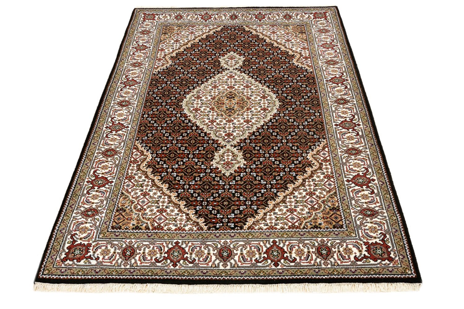 Tappeto orientale - Tabriz - 183 x 121 cm - crema