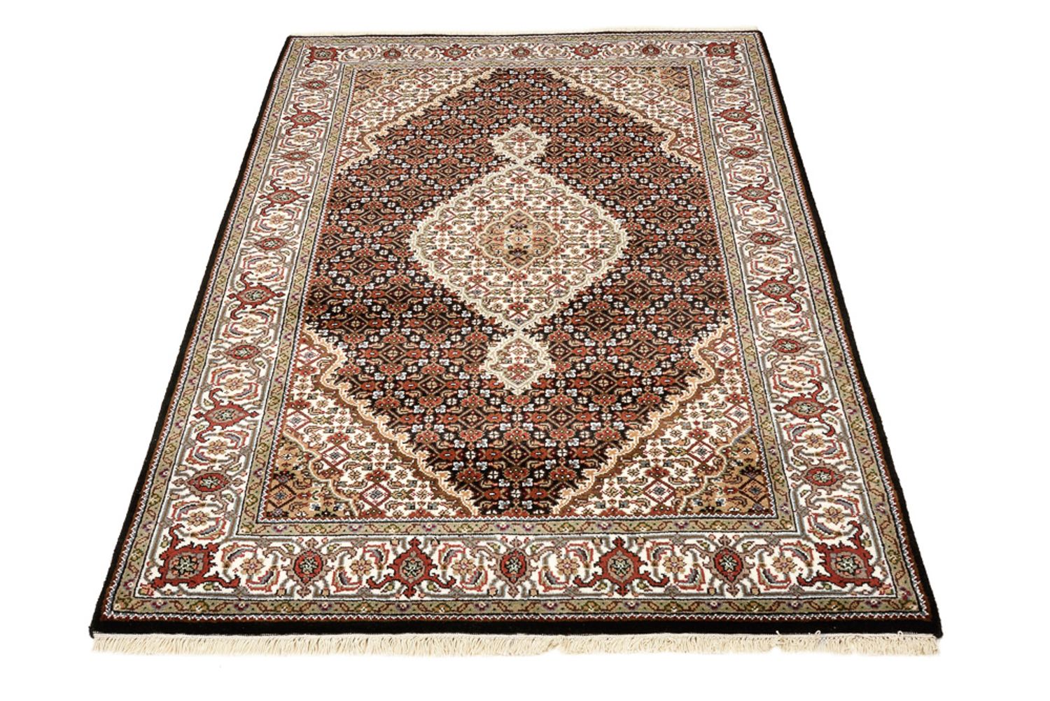 Tappeto orientale - Tabriz - 183 x 121 cm - crema
