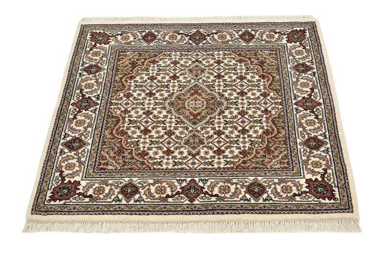 Tappeto orientale - Tabriz - 92 x 89 cm - crema