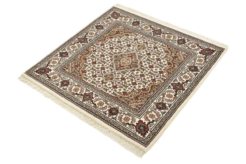 Tappeto orientale - Tabriz - 92 x 89 cm - crema