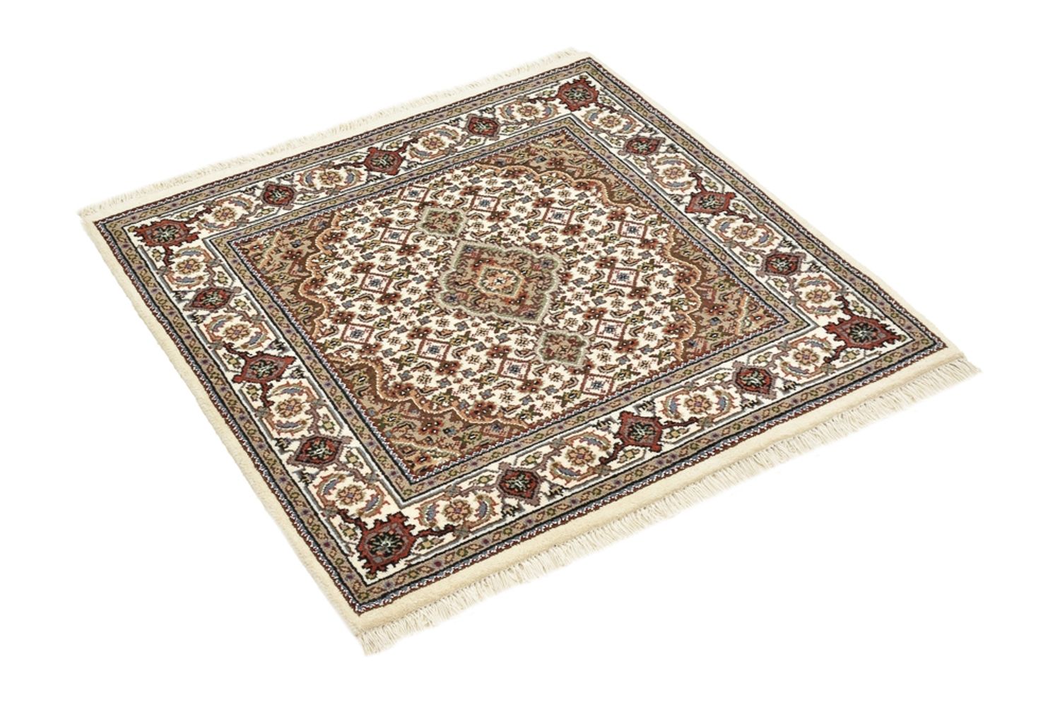 Tappeto orientale - Tabriz - 92 x 89 cm - crema