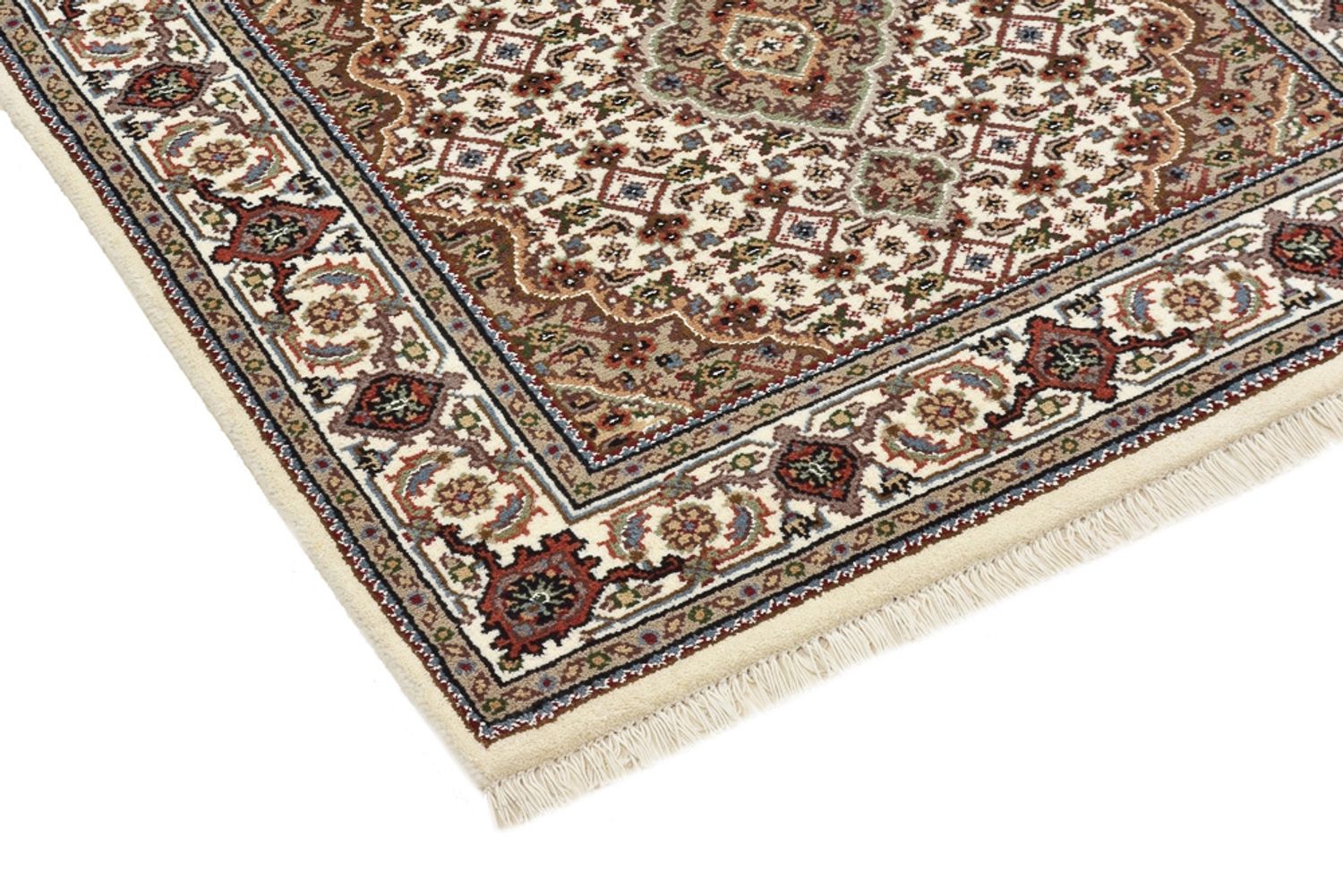 Tappeto orientale - Tabriz - 92 x 89 cm - crema