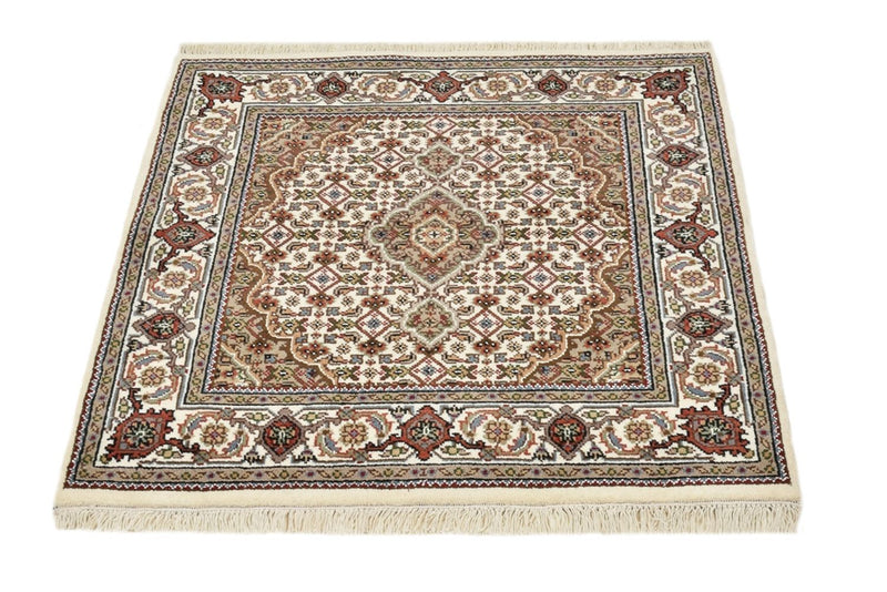 Tappeto orientale - Tabriz - 92 x 89 cm - crema