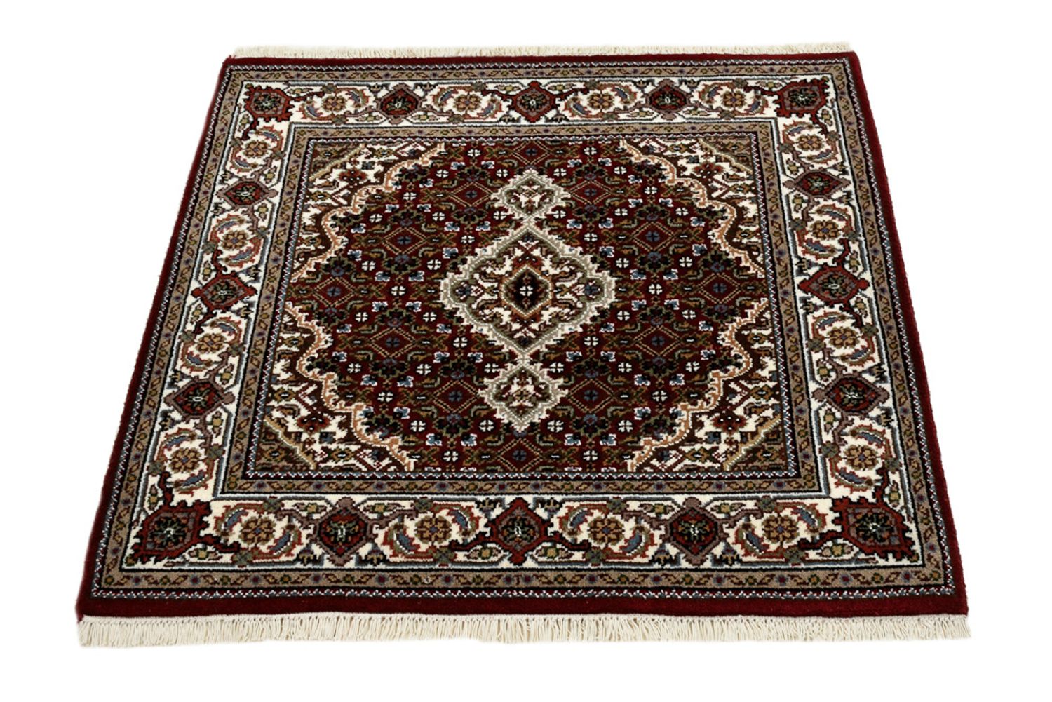 Tappeto orientale - Tabriz - 94 x 89 cm - crema
