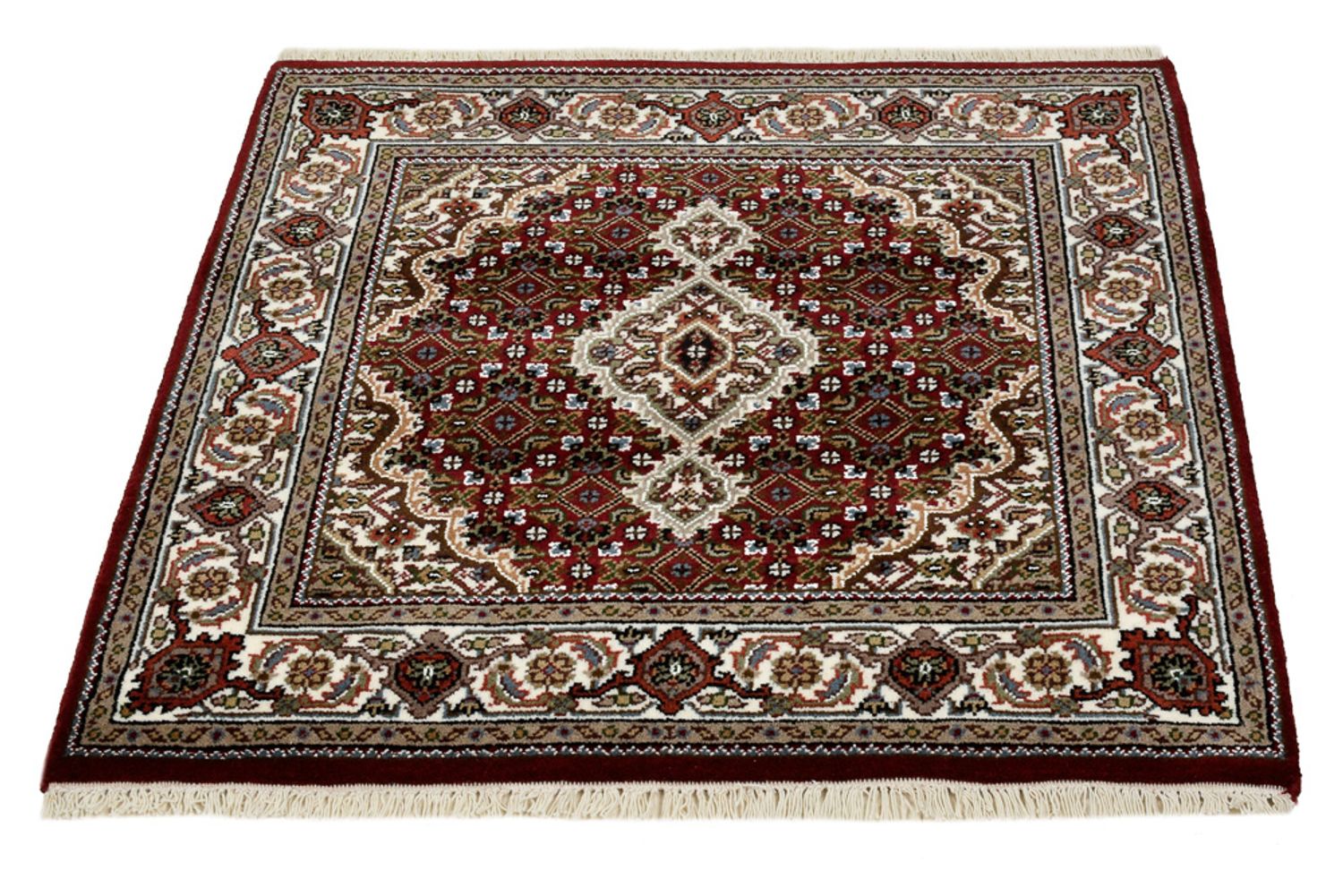 Tappeto orientale - Tabriz - 94 x 89 cm - crema