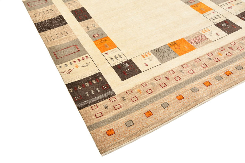 Tappeto Gabbeh - Loribaft Indus - 281 x 203 cm - beige chiaro