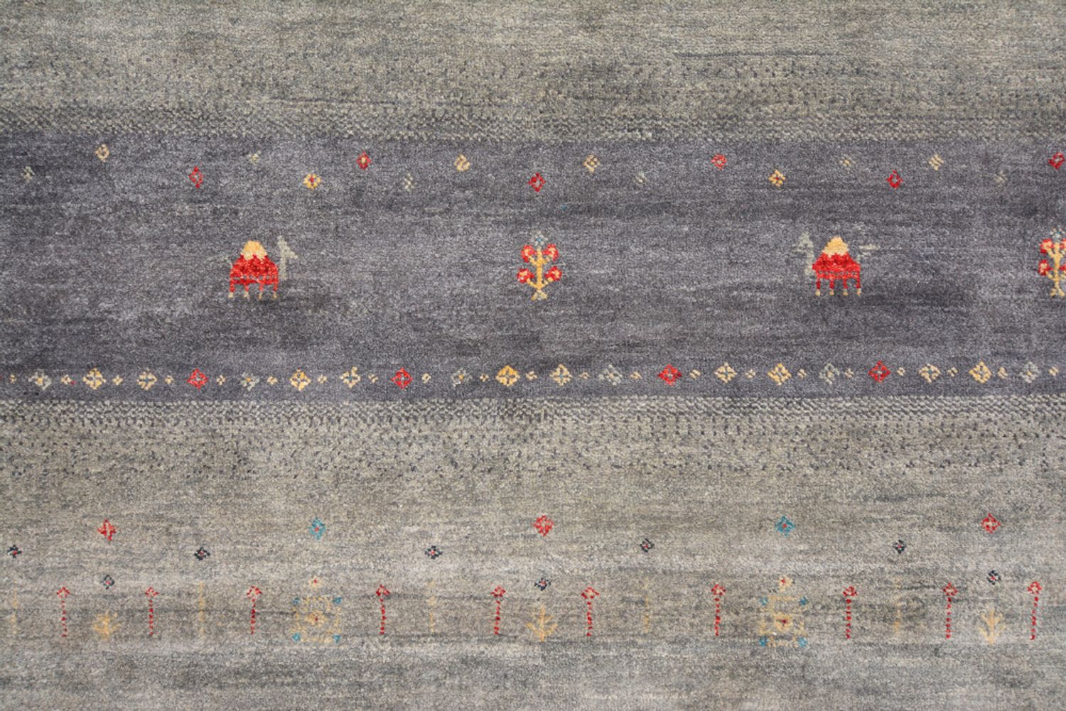 Tappeto Gabbeh - Loribaft Indus - 241 x 175 cm - sabbia