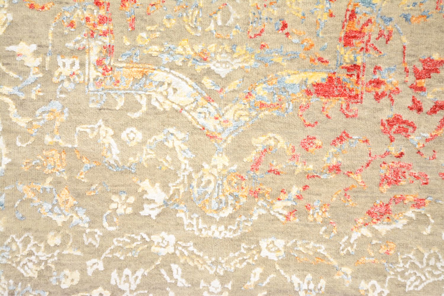 Tappeto di design rotondo  - 204 x 202 cm - sabbia
