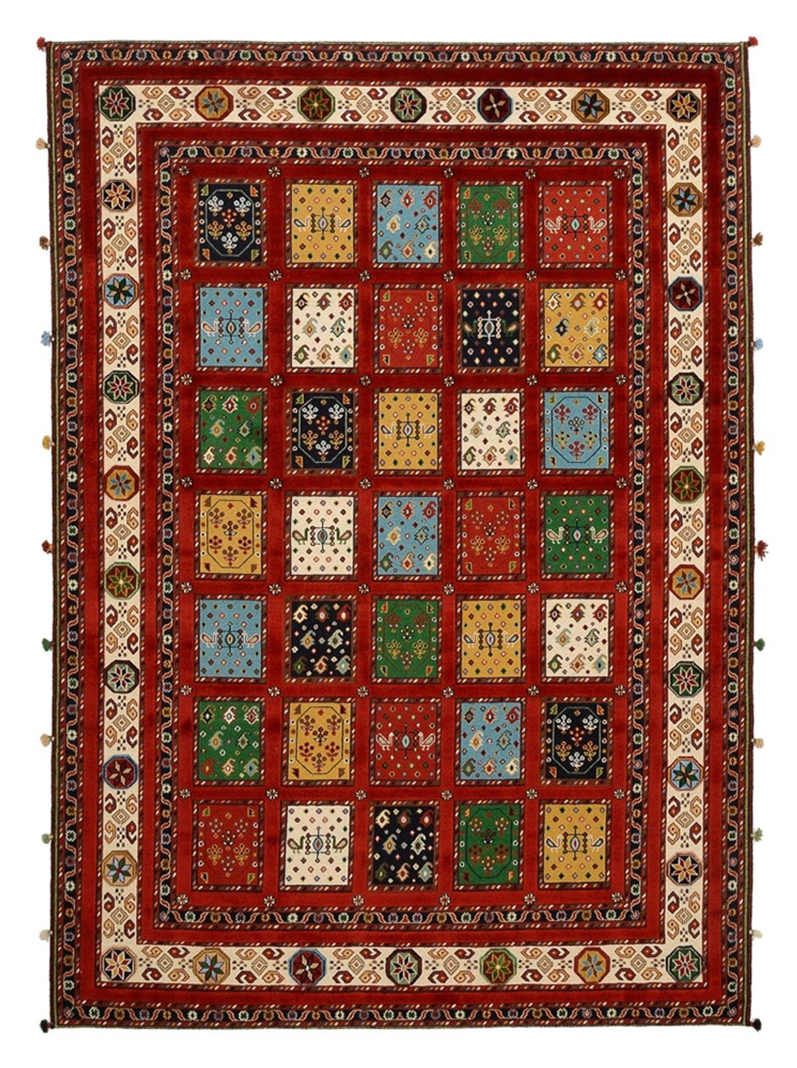 Tappeto orientale - 244 x 176 cm - rosso