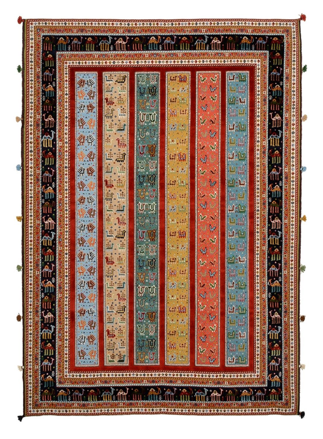 Tappeto orientale - 245 x 176 cm - multicolore