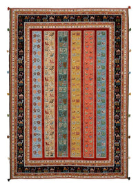 Tappeto orientale - 245 x 176 cm - multicolore