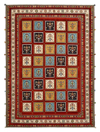 Tappeto orientale - 245 x 177 cm - rosso