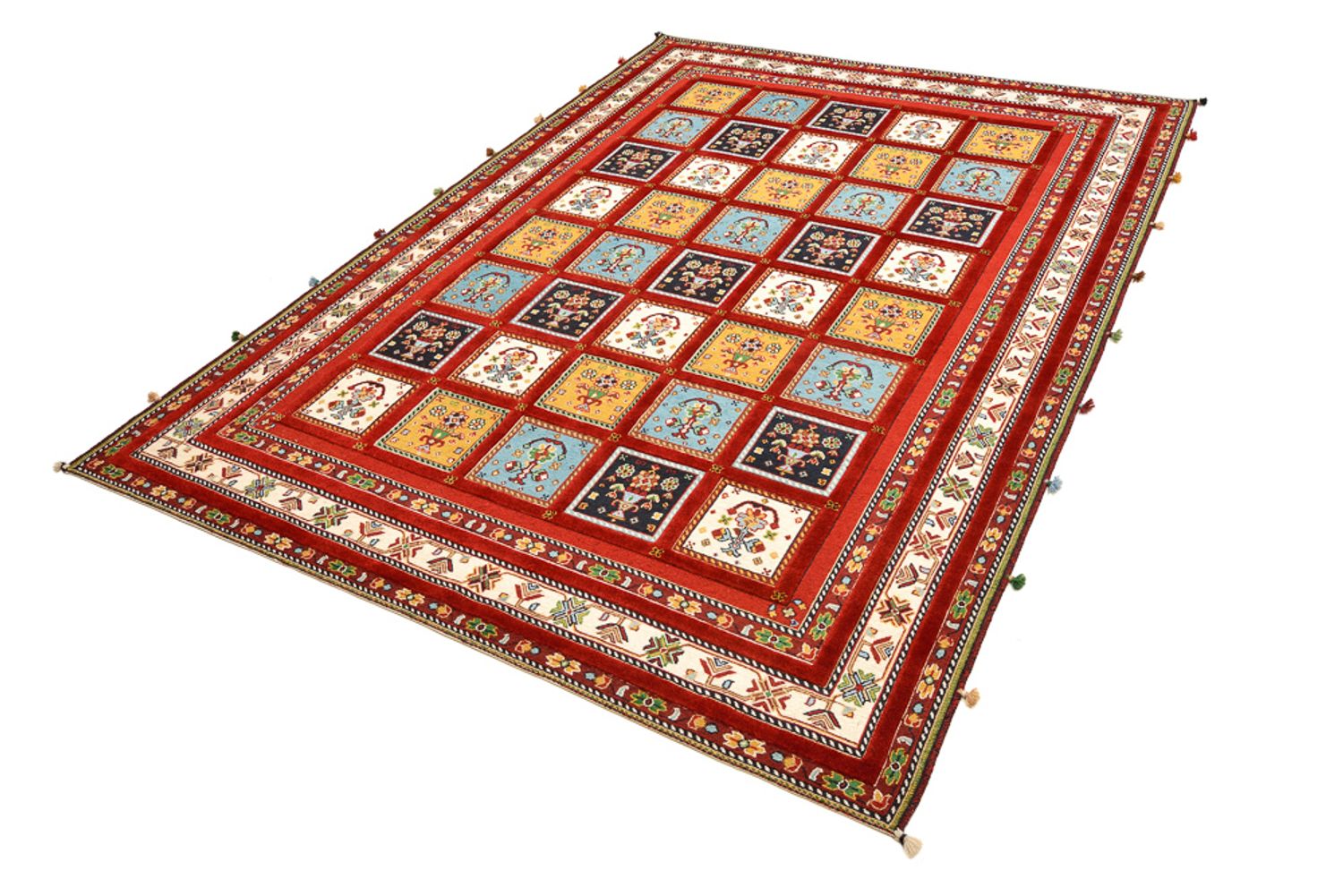 Tappeto orientale - 245 x 177 cm - rosso