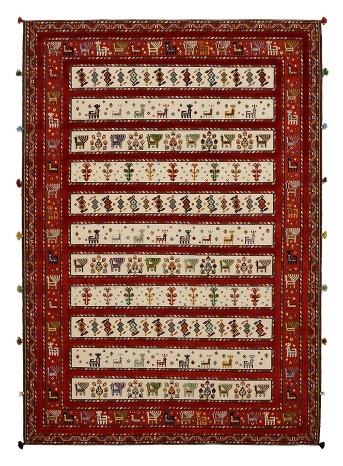Tappeto orientale - 245 x 175 cm - beige chiaro