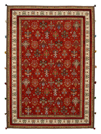 Tappeto orientale - 245 x 176 cm - rosso