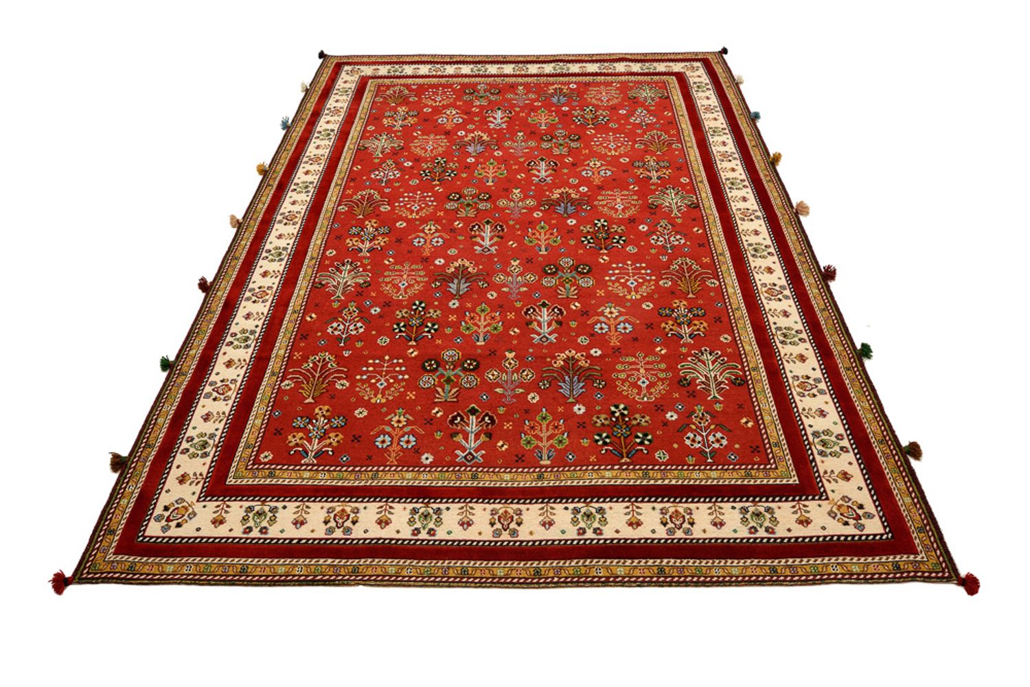 Tappeto orientale - 245 x 176 cm - rosso