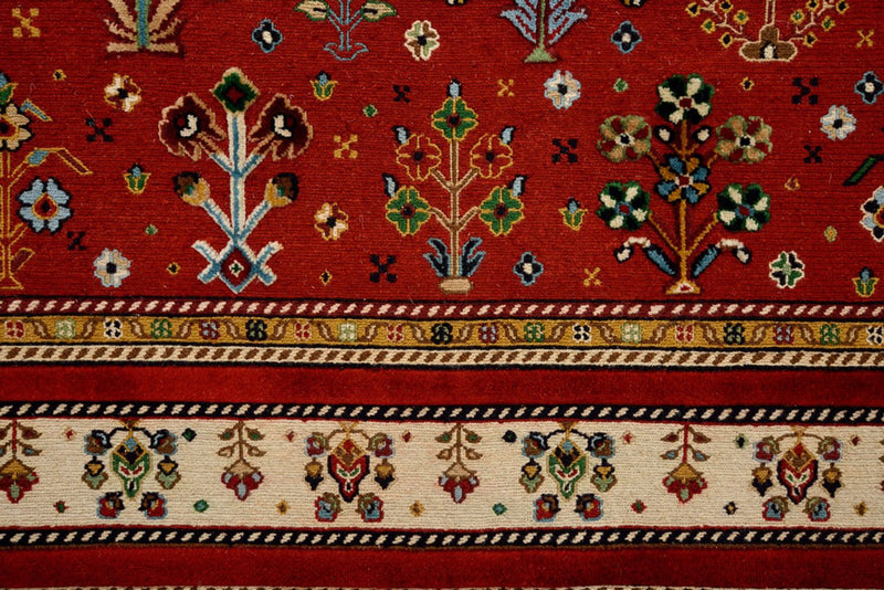 Tappeto orientale - 245 x 176 cm - rosso