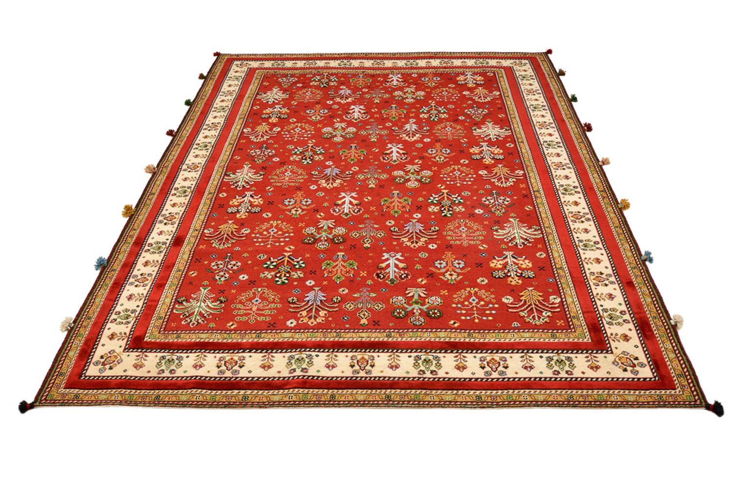 Tappeto orientale - 245 x 176 cm - rosso