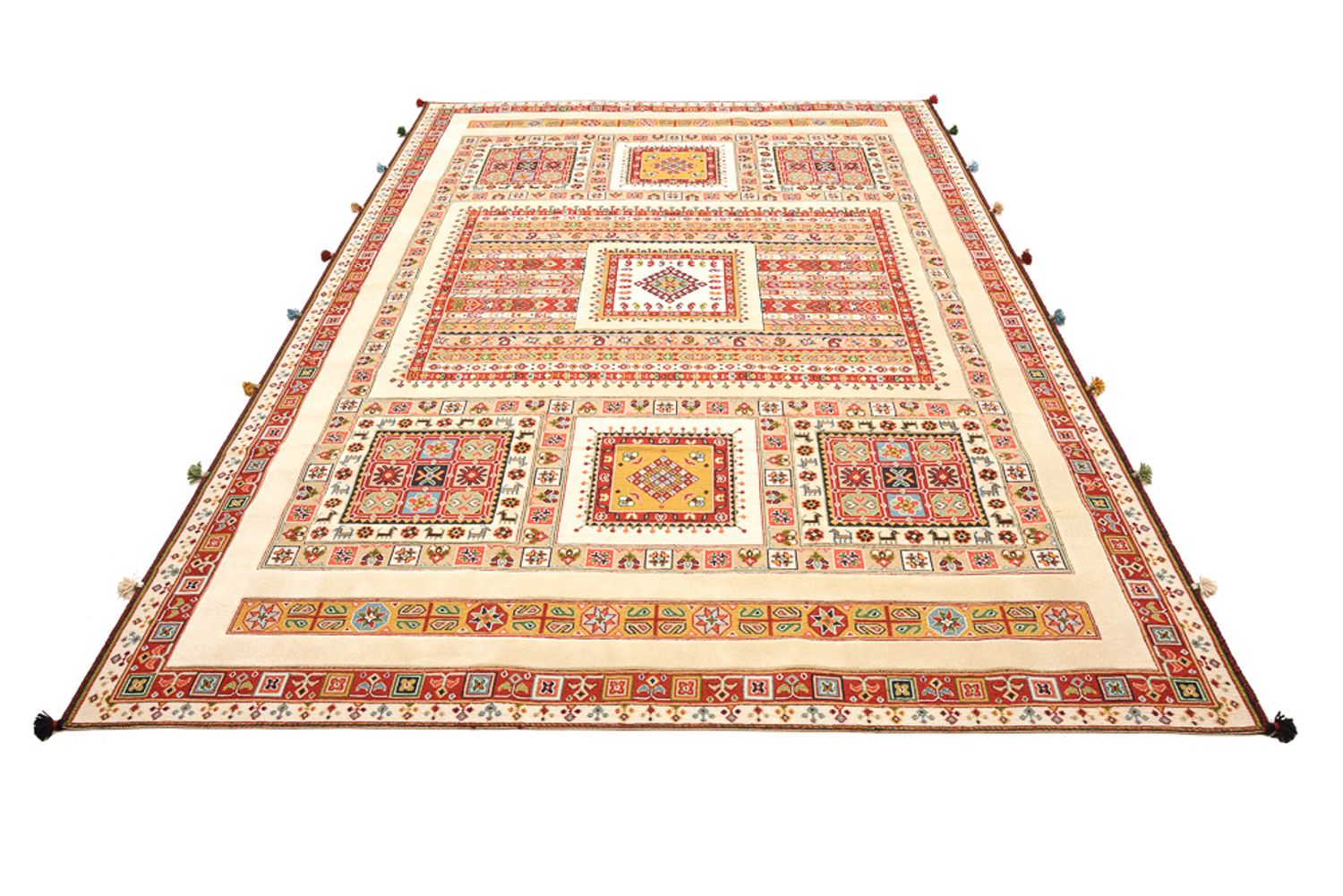 Tappeto orientale - 296 x 199 cm - beige chiaro