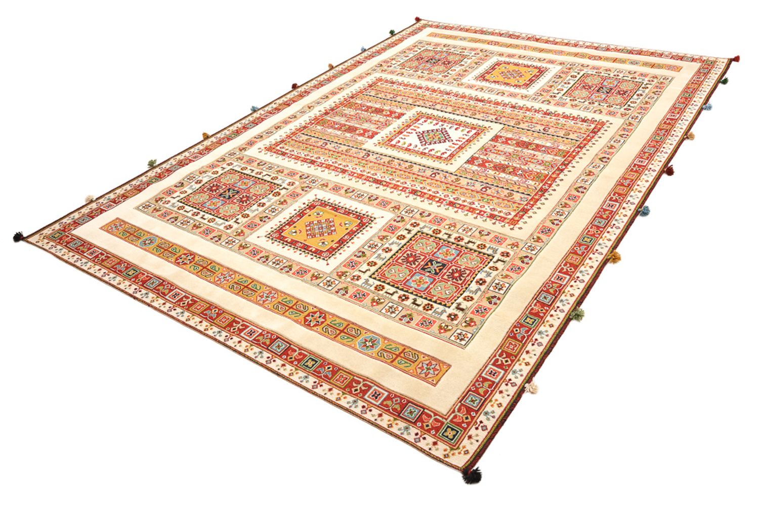 Tappeto orientale - 296 x 199 cm - beige chiaro