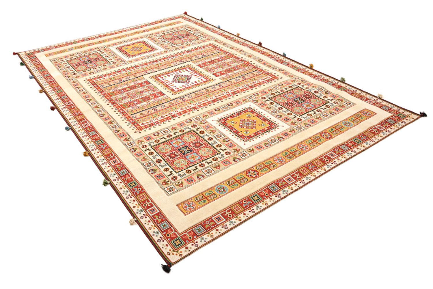 Tappeto orientale - 296 x 199 cm - beige chiaro