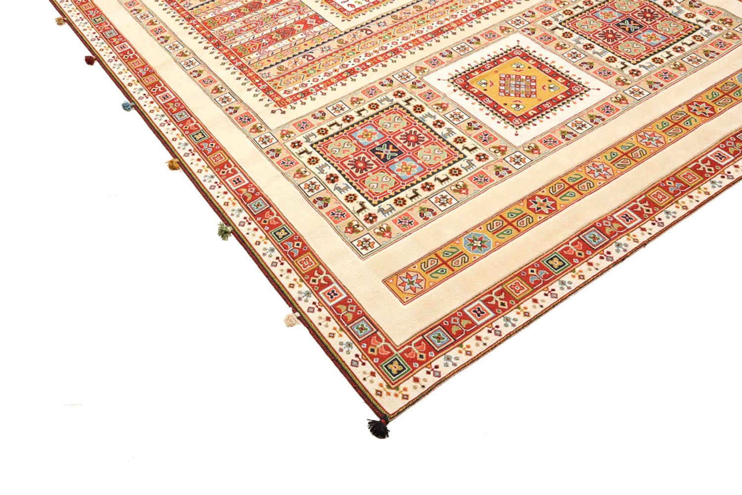 Tappeto orientale - 296 x 199 cm - beige chiaro