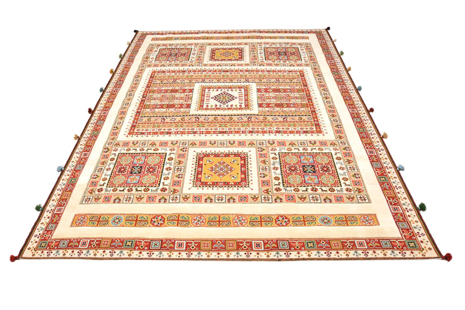 Tappeto orientale - 296 x 199 cm - beige chiaro