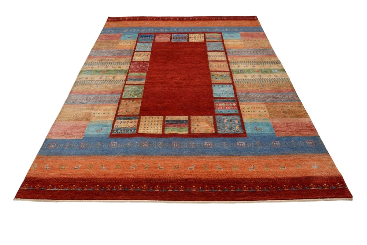Tappeto Gabbeh - Loribaft Indus - 299 x 203 cm - rosso