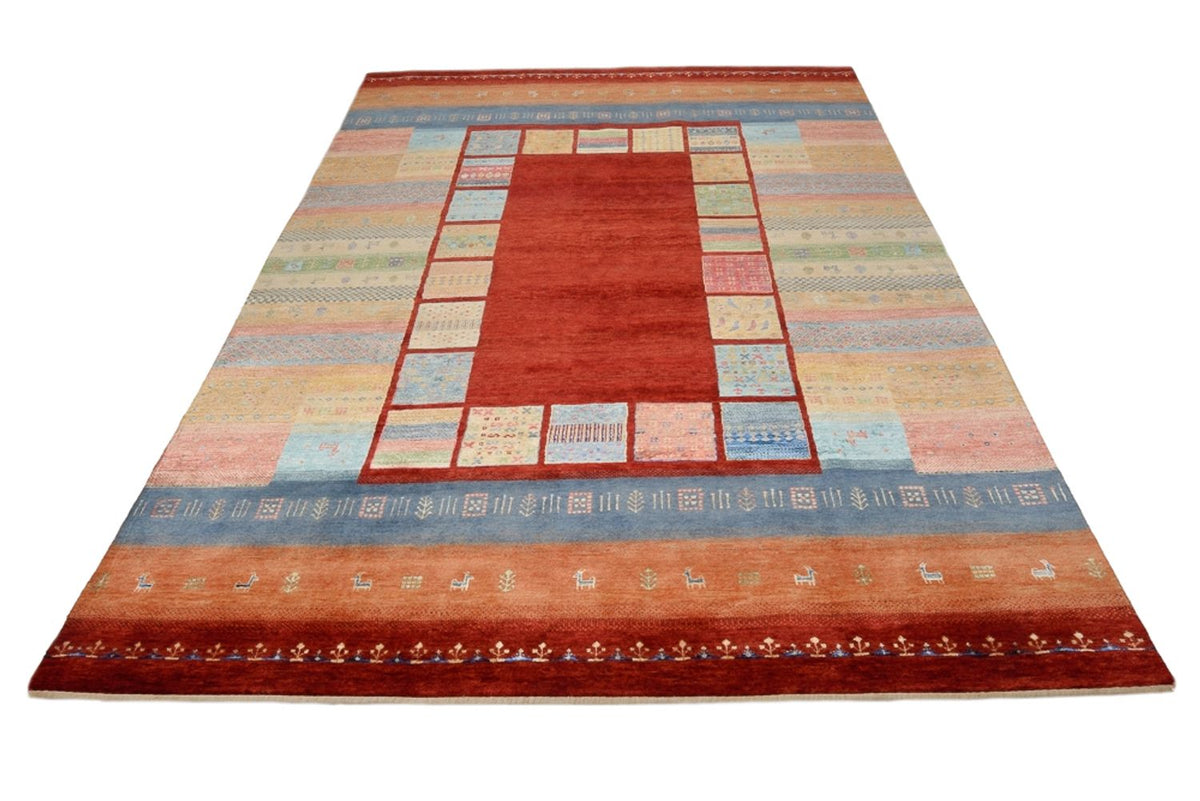 Tappeto Gabbeh - Loribaft Indus - 299 x 203 cm - rosso
