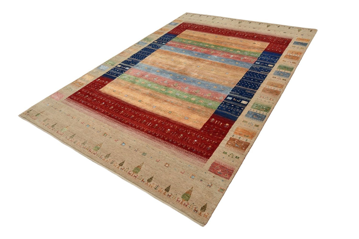 Tappeto Gabbeh - Loribaft Indus - 302 x 205 cm - multicolore