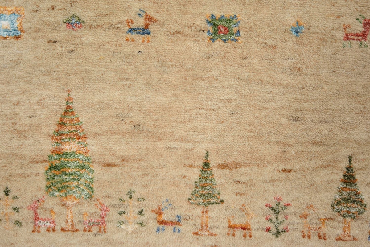 Tappeto Gabbeh - Loribaft Indus - 302 x 205 cm - multicolore