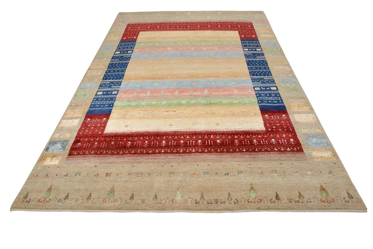 Tappeto Gabbeh - Loribaft Indus - 302 x 205 cm - multicolore