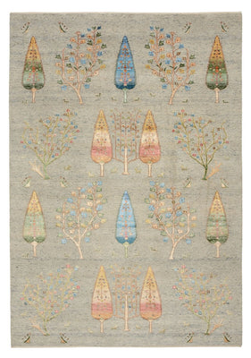 Tappeto Gabbeh - Loribaft Indus - 295 x 206 cm - grigio chiaro