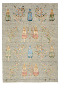 Tappeto Gabbeh - Loribaft Indus - 295 x 206 cm - grigio chiaro