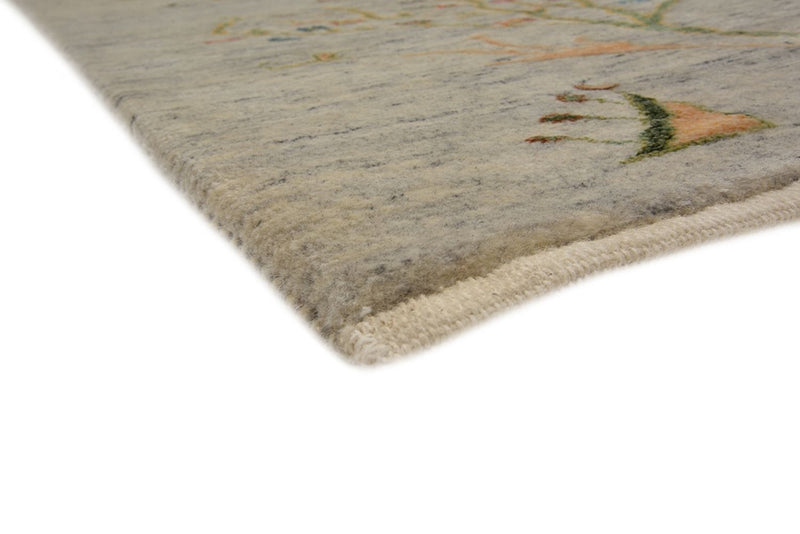 Tappeto Gabbeh - Loribaft Indus - 295 x 206 cm - grigio chiaro