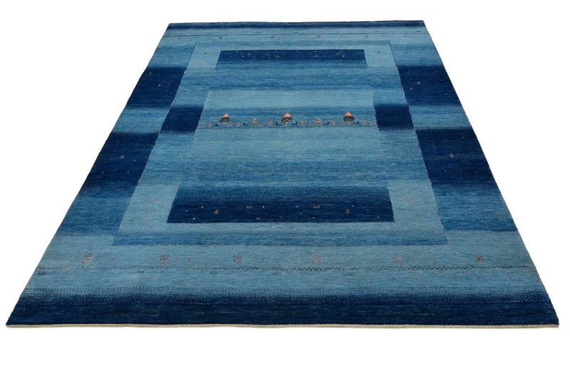 Tappeto Gabbeh - Loribaft Indus - 241 x 175 cm - blu