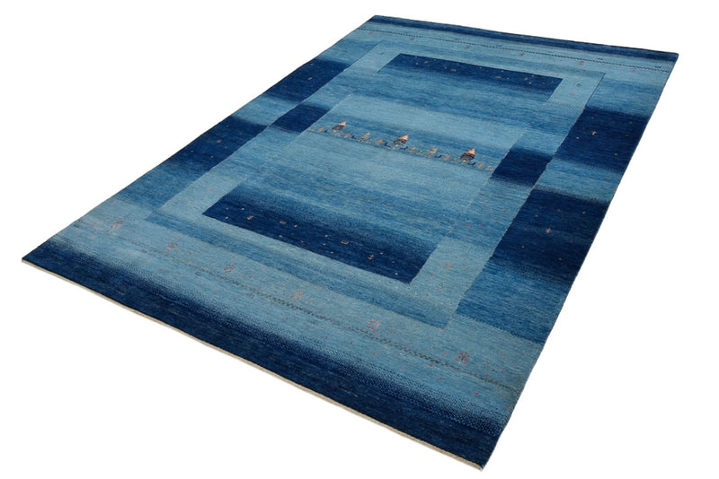 Tappeto Gabbeh - Loribaft Indus - 241 x 175 cm - blu