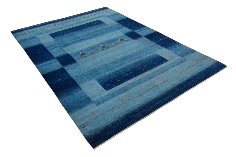 Tappeto Gabbeh - Loribaft Indus - 241 x 175 cm - blu