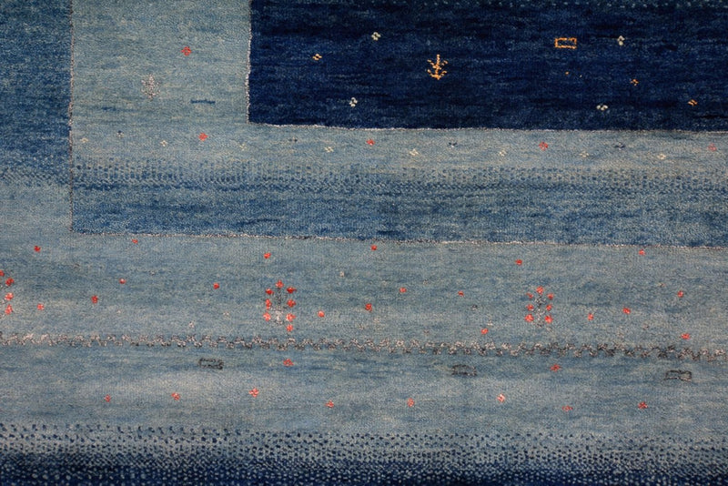 Tappeto Gabbeh - Loribaft Indus - 241 x 175 cm - blu