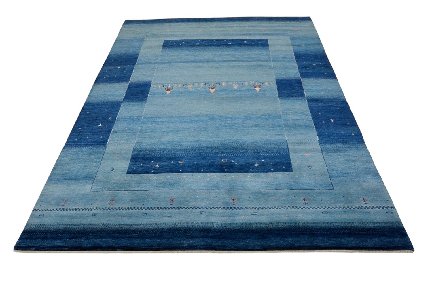 Tappeto Gabbeh - Loribaft Indus - 241 x 175 cm - blu