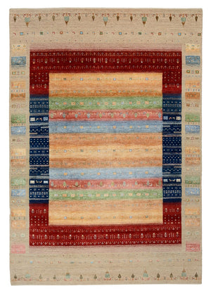 Tappeto Gabbeh - Loribaft Indus - 300 x 206 cm - multicolore